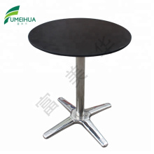 Fumeihua wood grain hpl waterproof outdoor compact dining table set